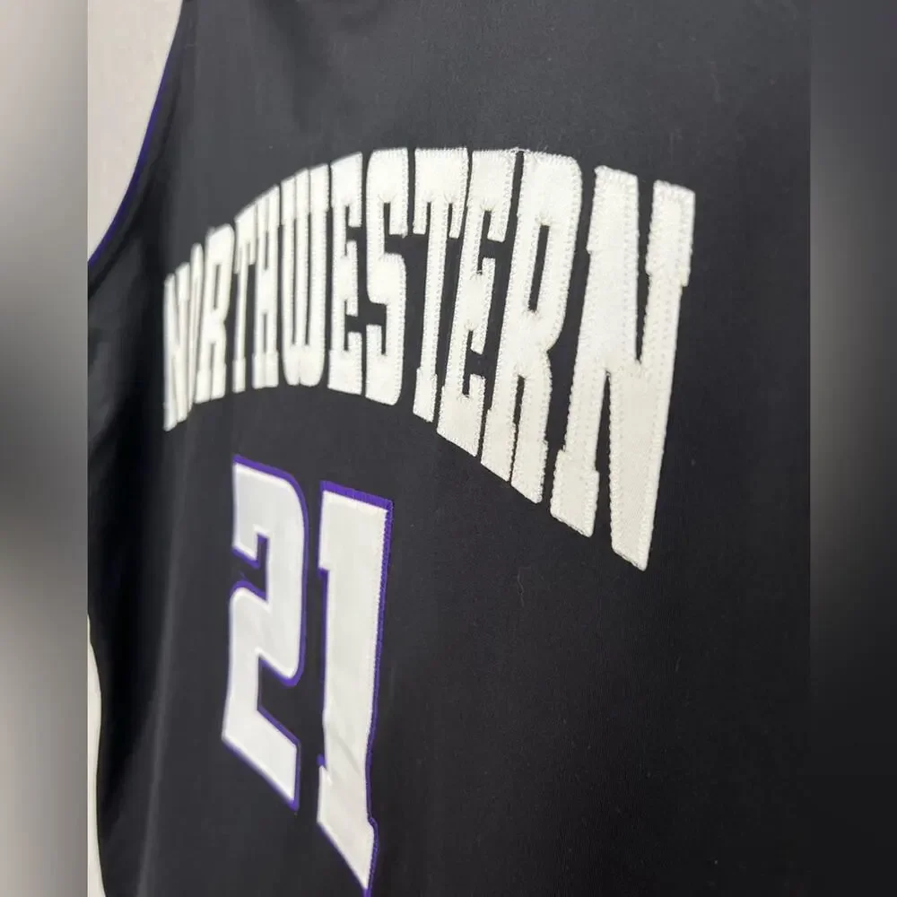 Authentic Vintage Adidas Northwestern Croatian Ivan Peljusic Basketball Jersey